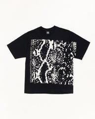 SNAKESKIN TEE - Black