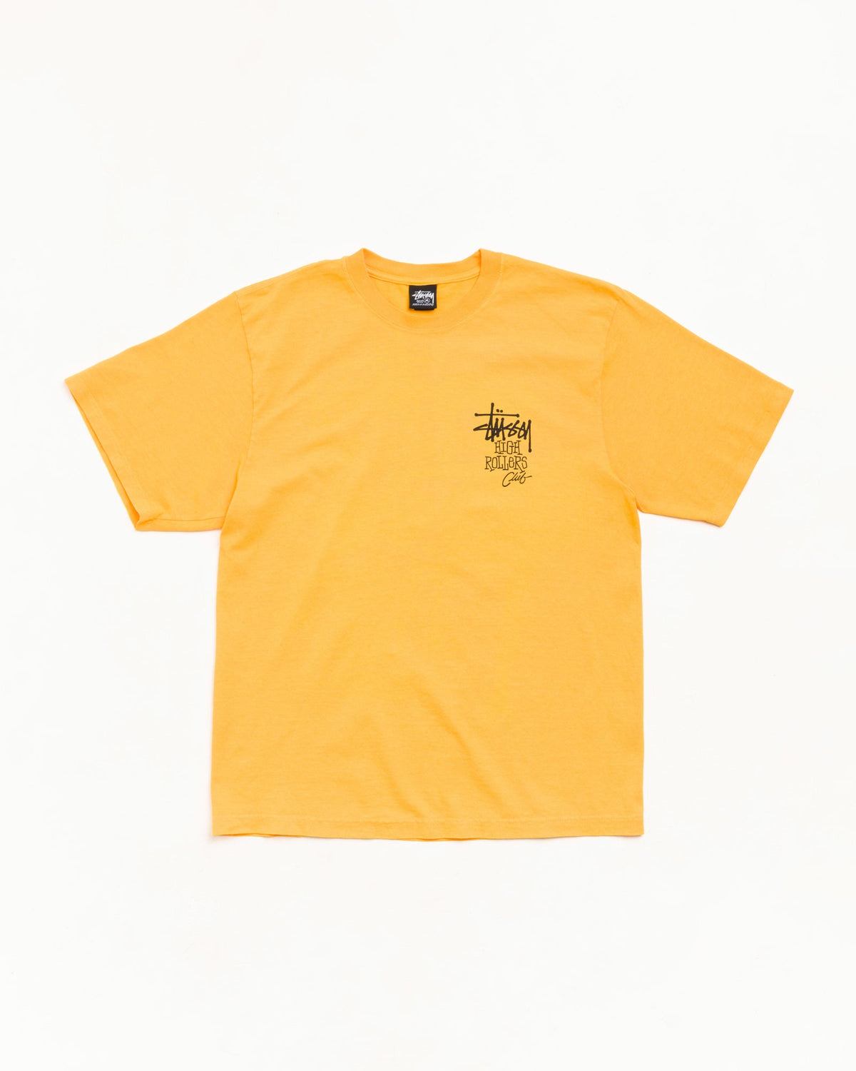 HIGH ROLLERS TEE - Marigold