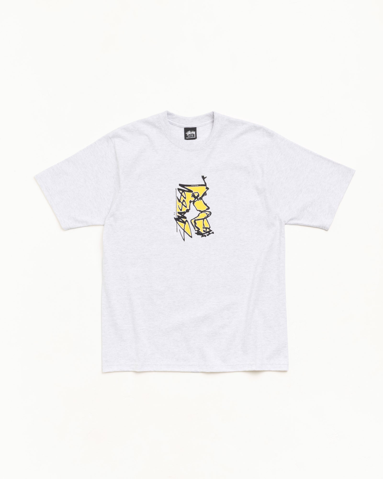 SMOOTH SK8 TEE - Ash Heather