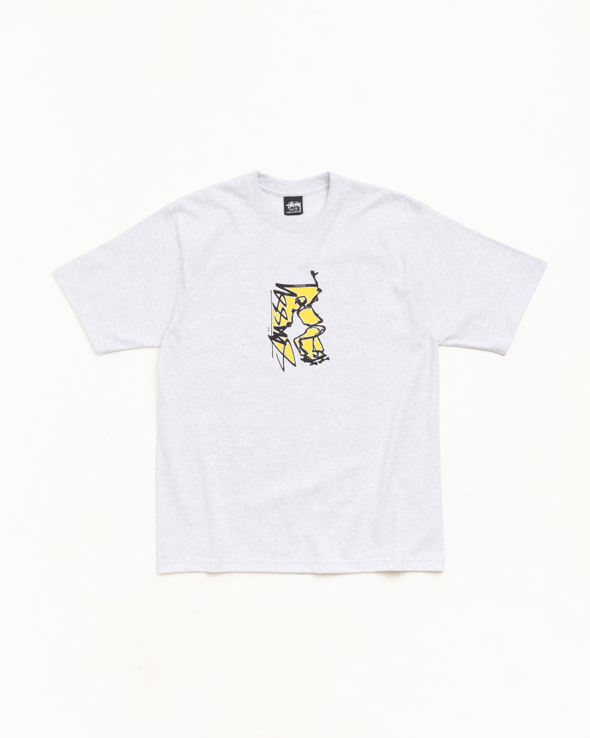 SMOOTH SK8 TEE - Ash Heather