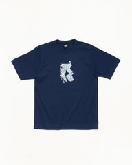 SMOOTH SK8 TEE - Navy
