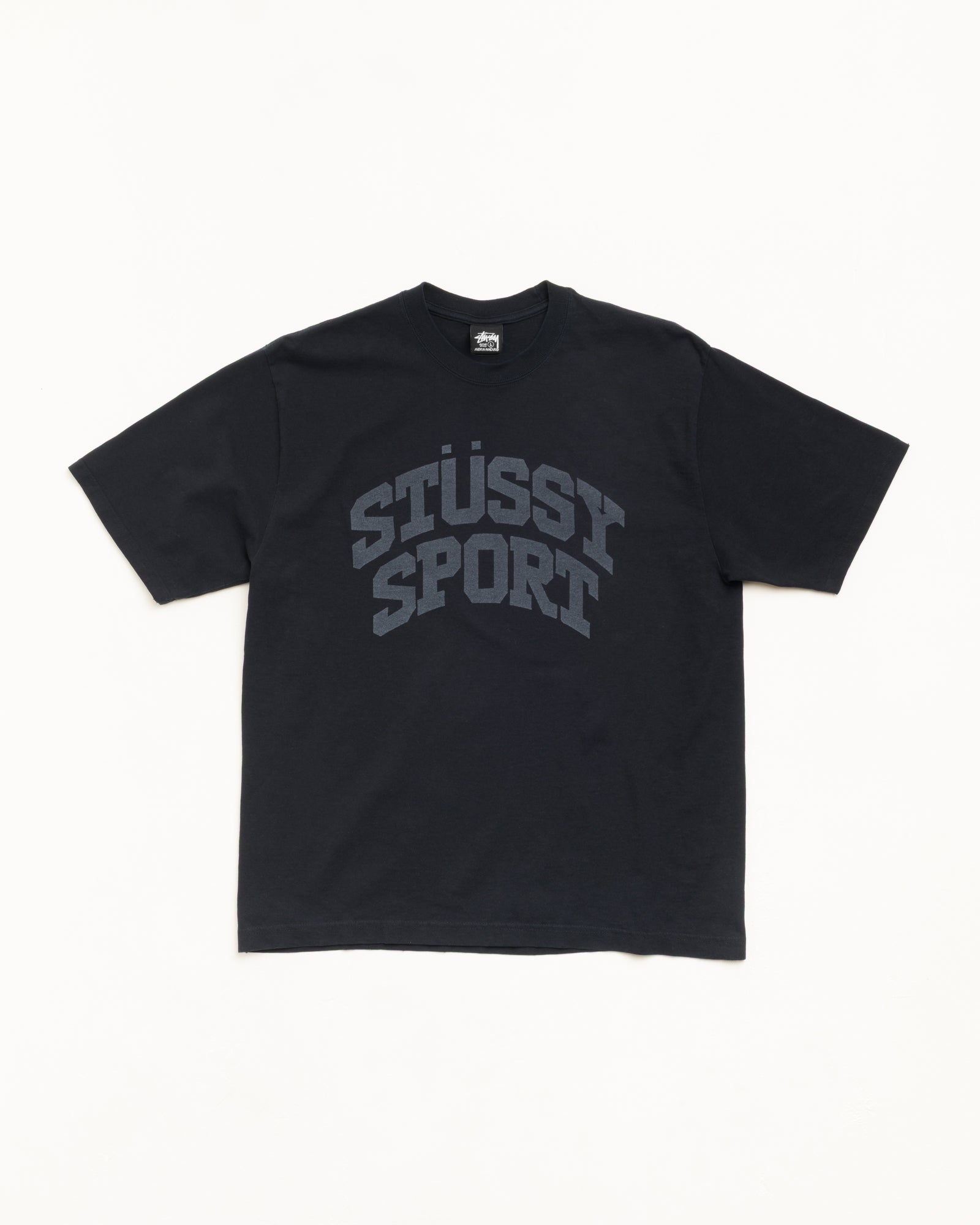 BLOCK SPORT TEE - Black