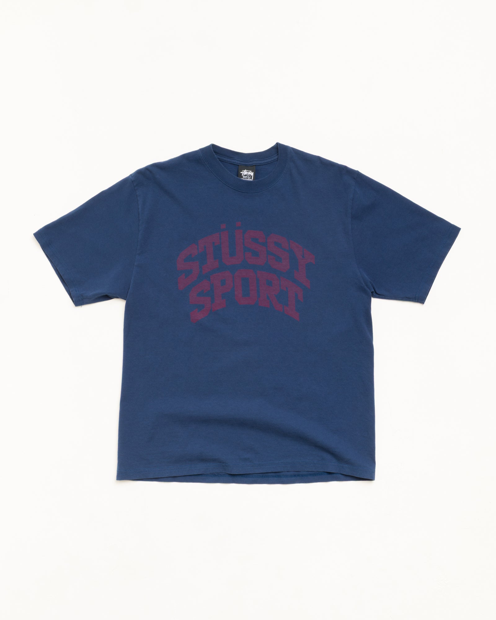 BLOCK SPORT TEE - Navy