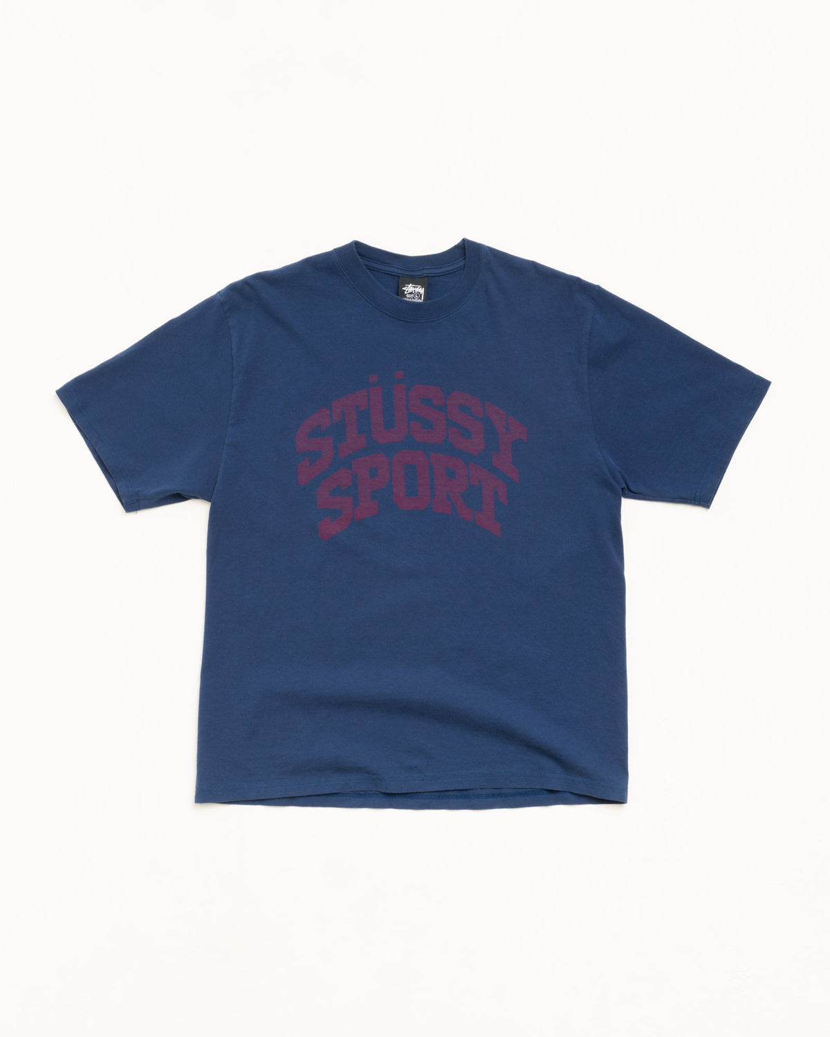 BLOCK SPORT TEE - Navy
