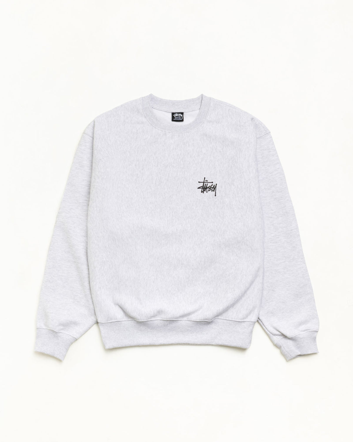 BASIC STÜSSY CREW - Ash Heather