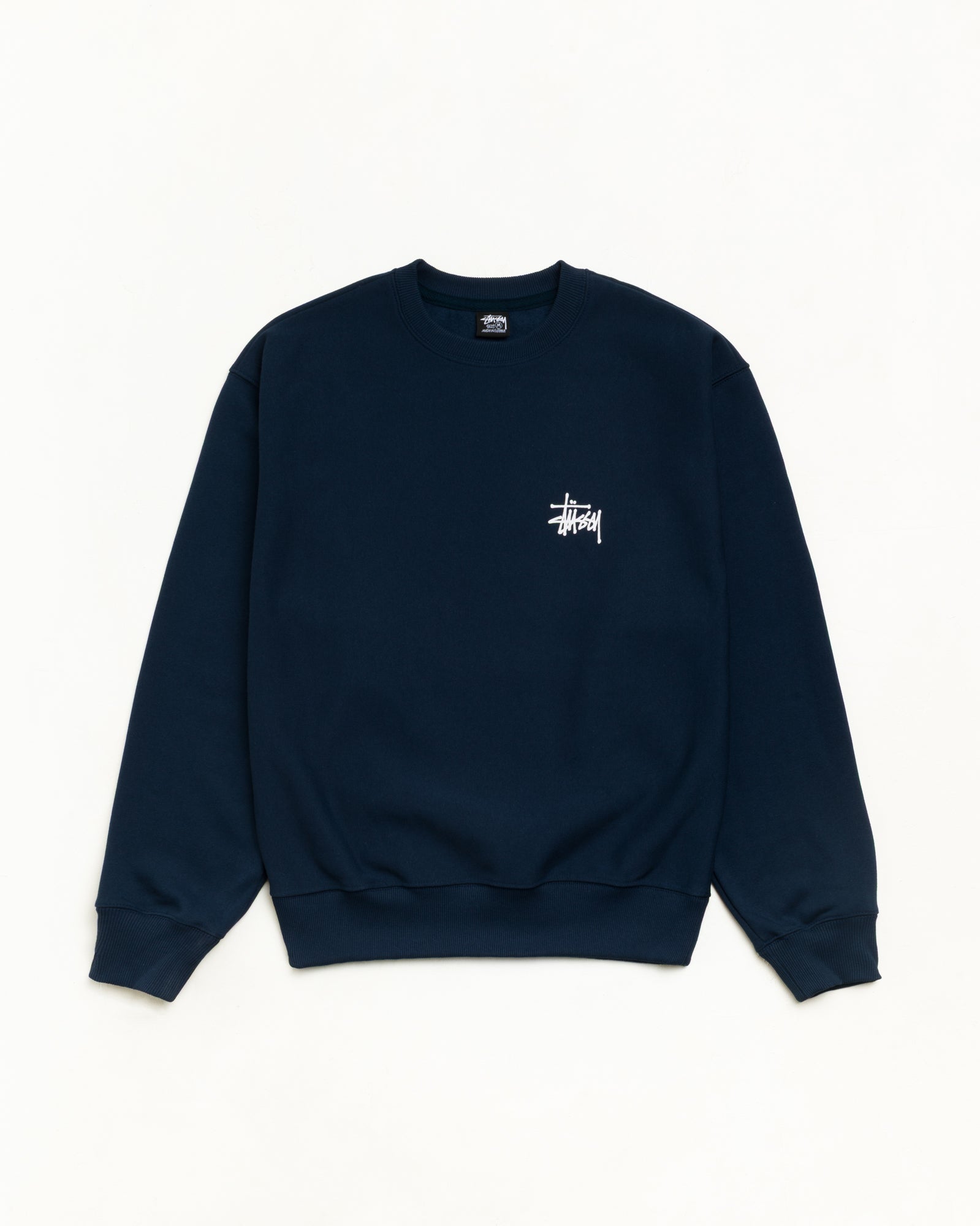 BASIC STÜSSY CREW - Navy