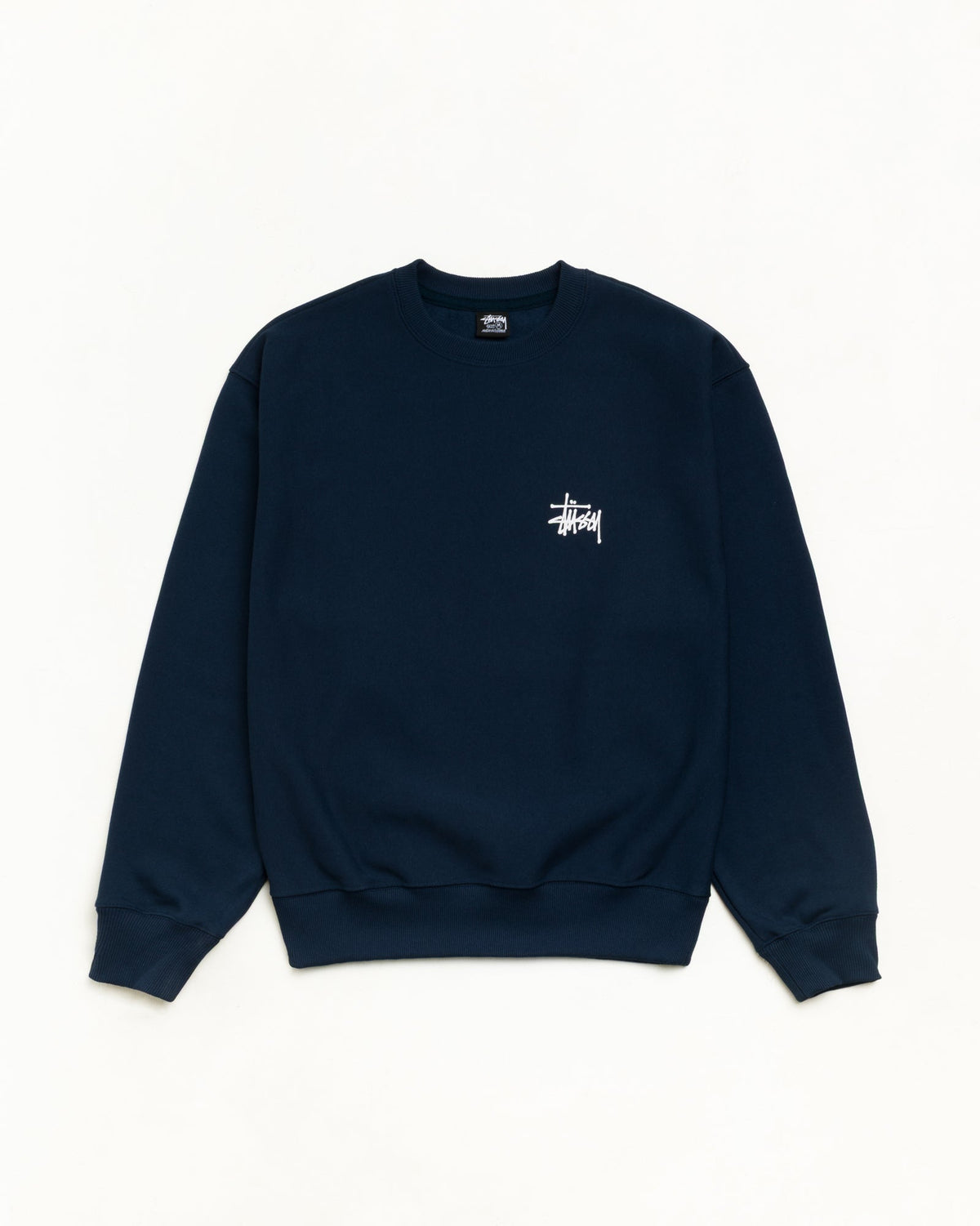 BASIC STÜSSY CREW - Navy
