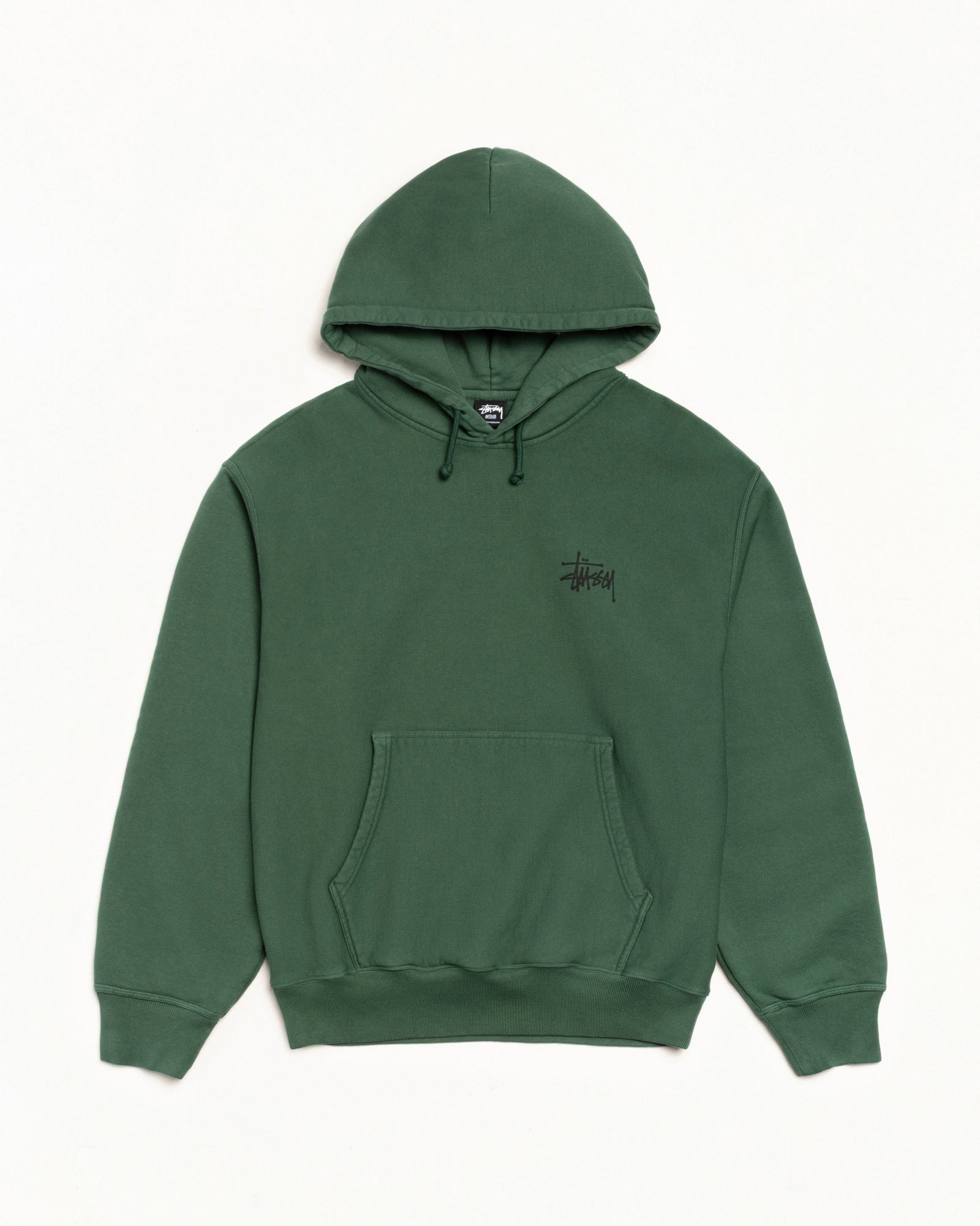 BASIC STÜSSY HOODIE - Pine