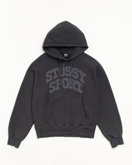 BLOCK SPORT HOODIE GARMENT DYED - Faded Black
