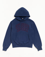 BLOCK SPORT HOODIE GARMENT DYED - Midnight