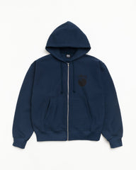 8 BALL ZIP HOODIE - Navy