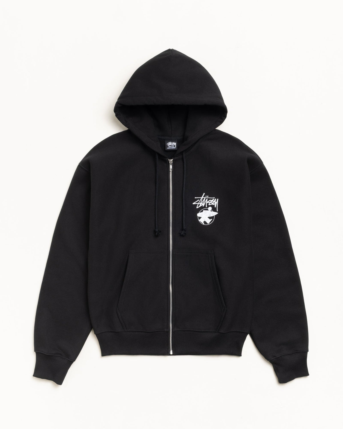 LONG HAUL ZIP HOODIE - Black