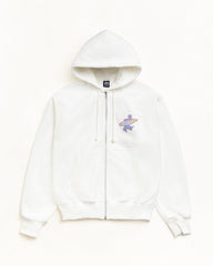 DOT SURF PUFF PRINT ZIP HOODIE - Off White