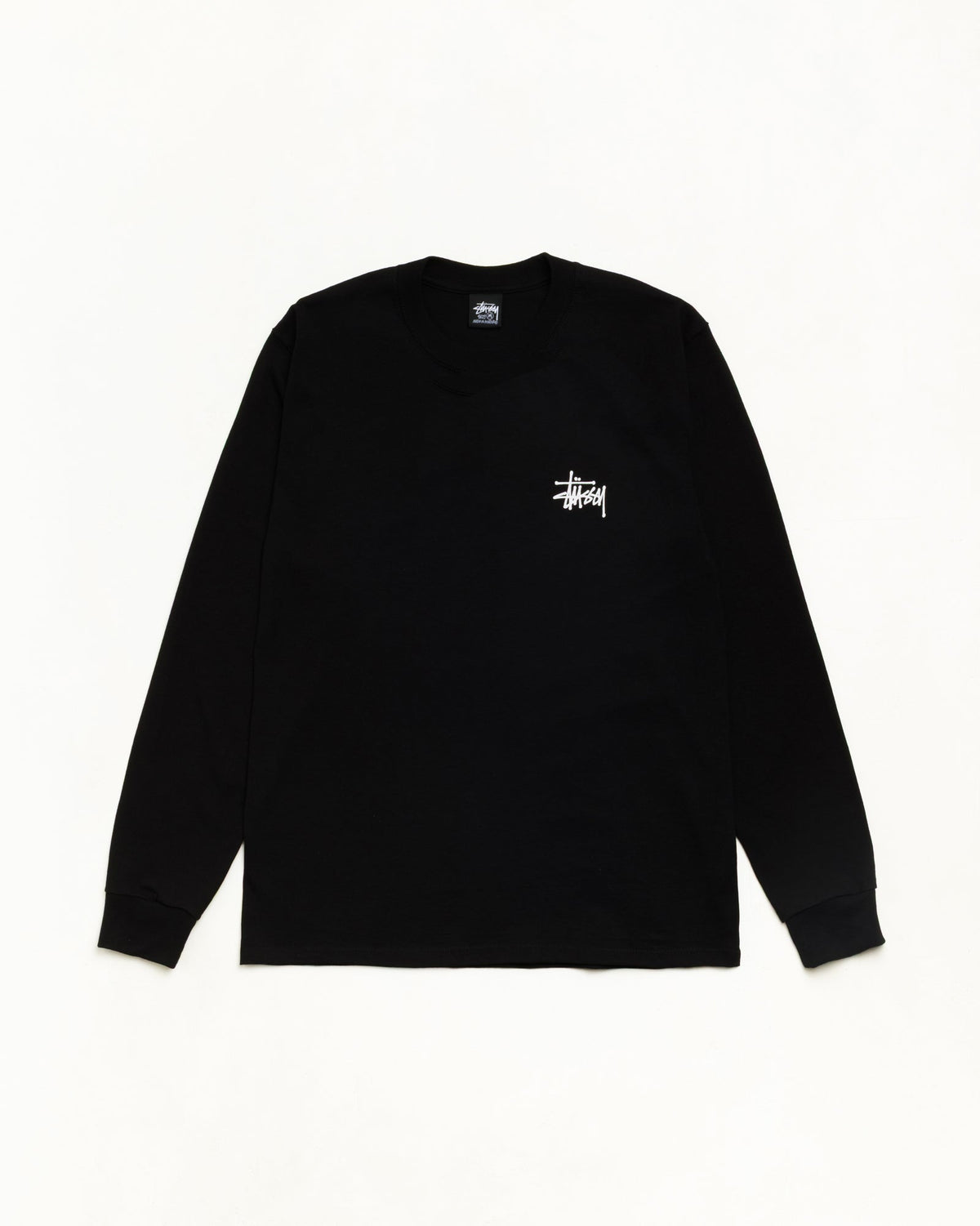 BASIC STÜSSY LS TEE - Black