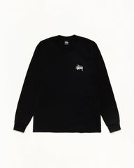BASIC STÜSSY LS TEE - Black