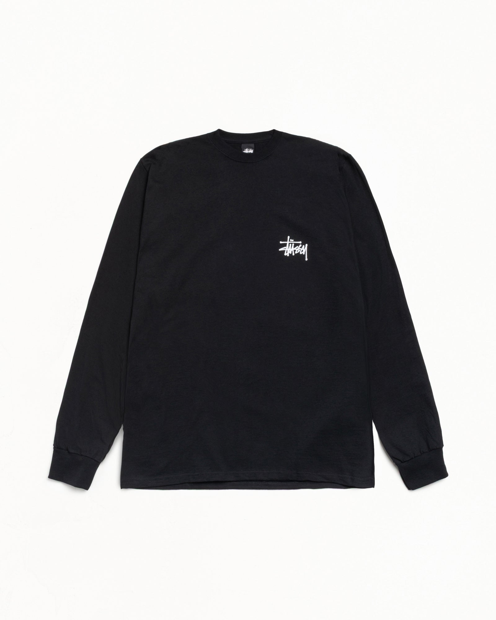 BASIC STÜSSY LS TEE - Black