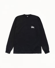 BASIC STÜSSY LS TEE - Black