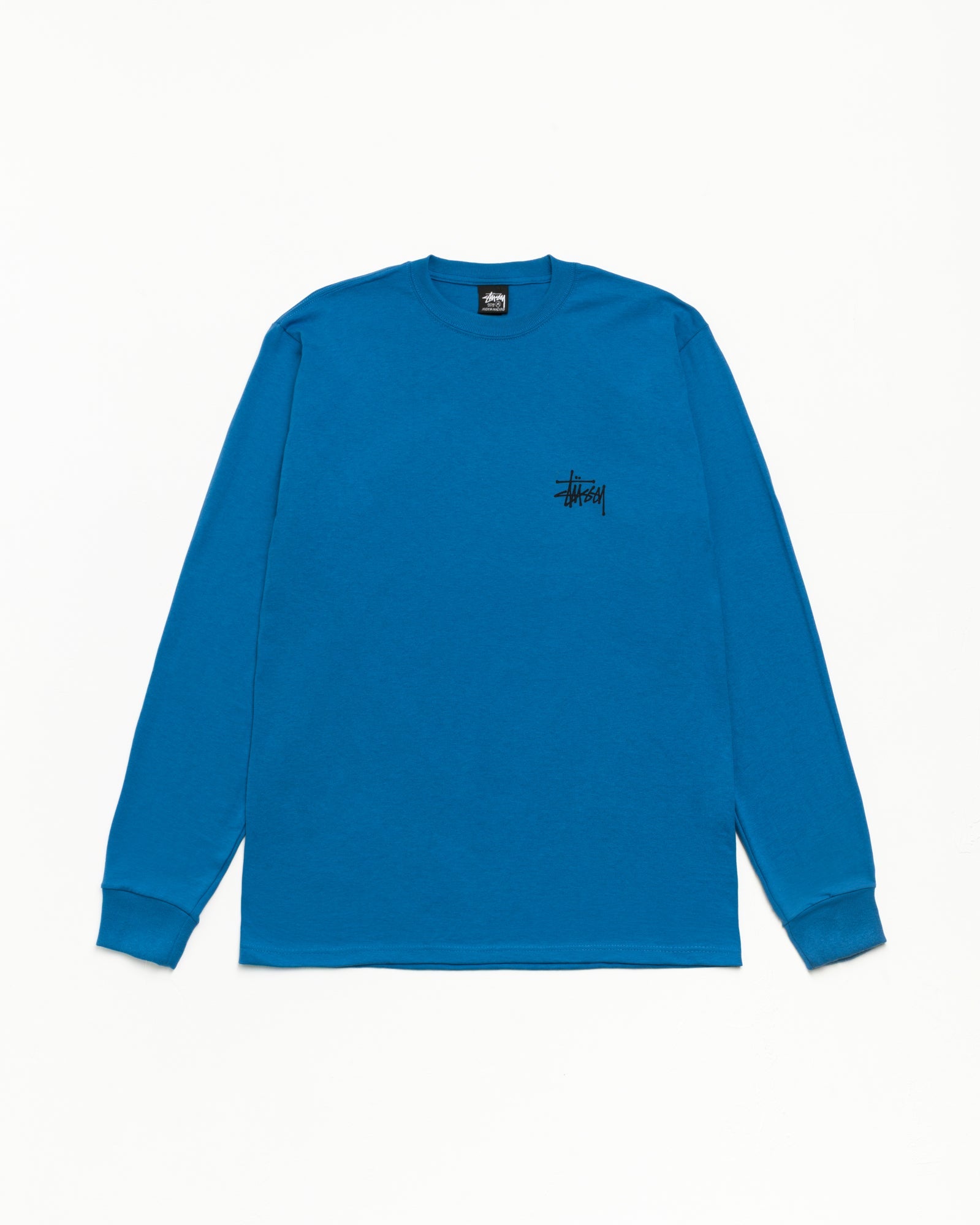 BASIC STÜSSY LS TEE - Blue