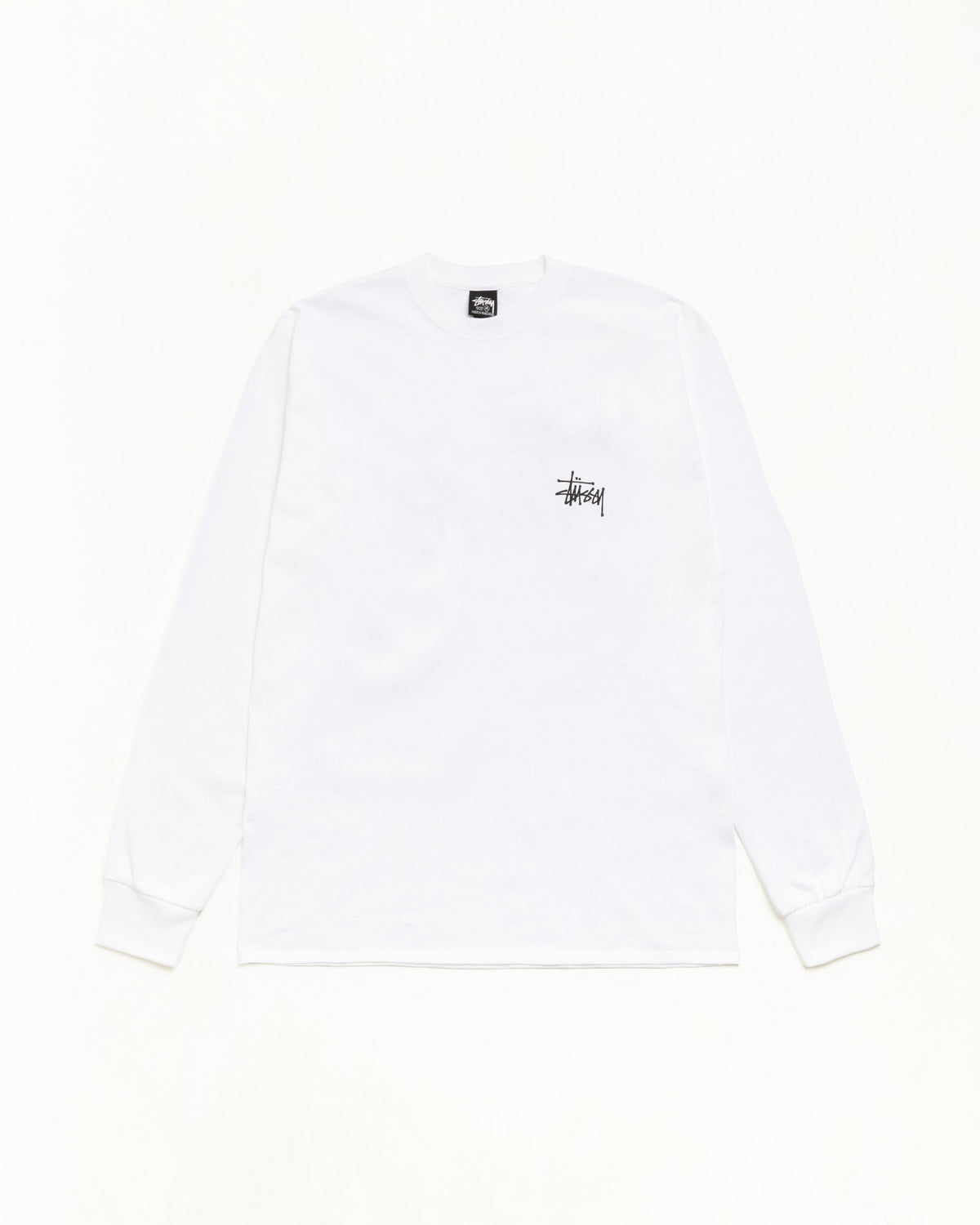 BASIC STÜSSY LS TEE - White