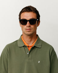 ACE SUNGLASSES - Black/Black Lens
