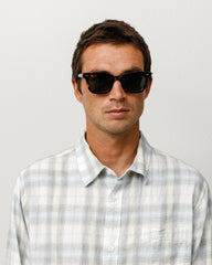 ACE SUNGLASSES - Tortoise/Dark Green Lens