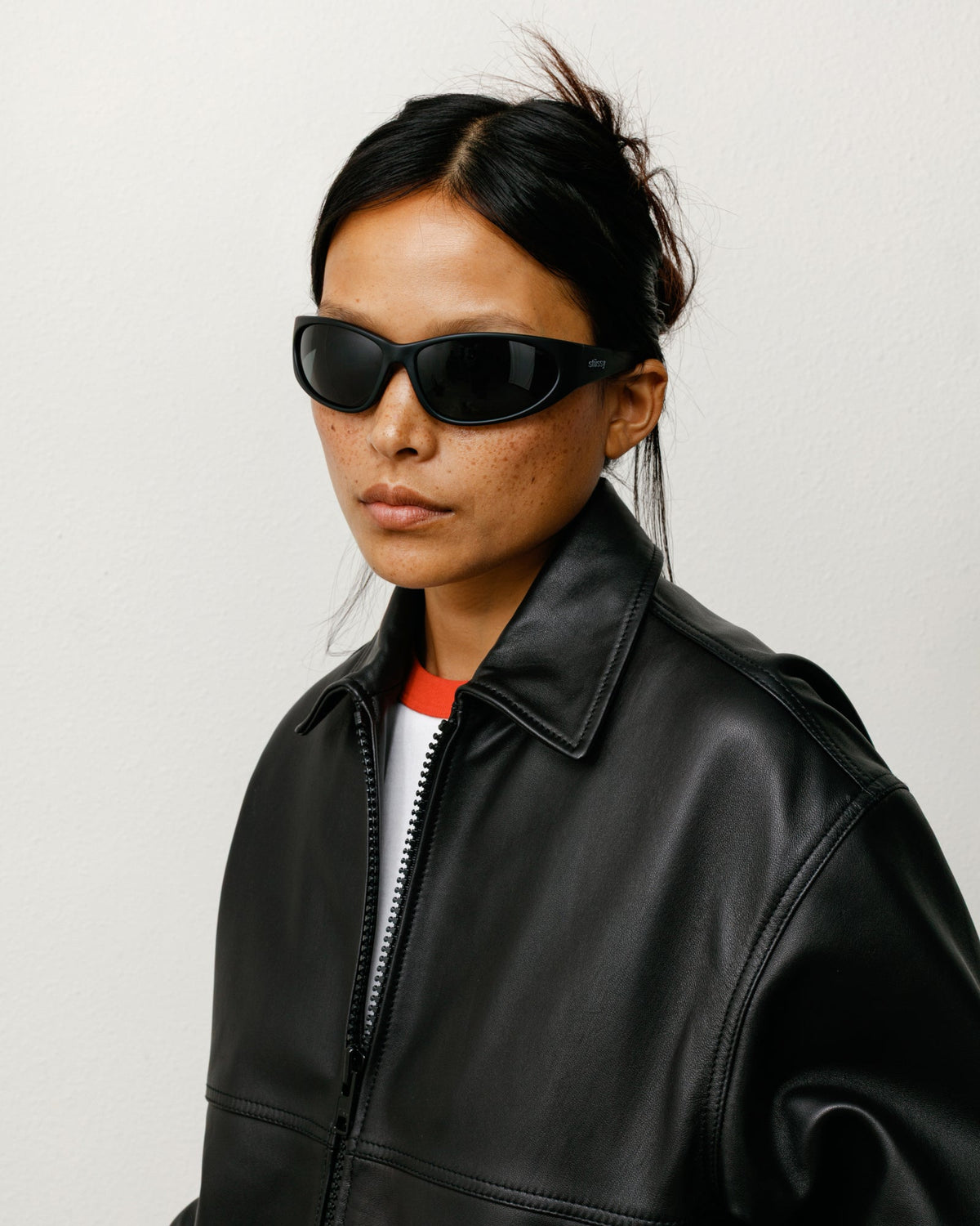 ADRIAN SUNGLASSES - Matte Rubber Black/Black Lens