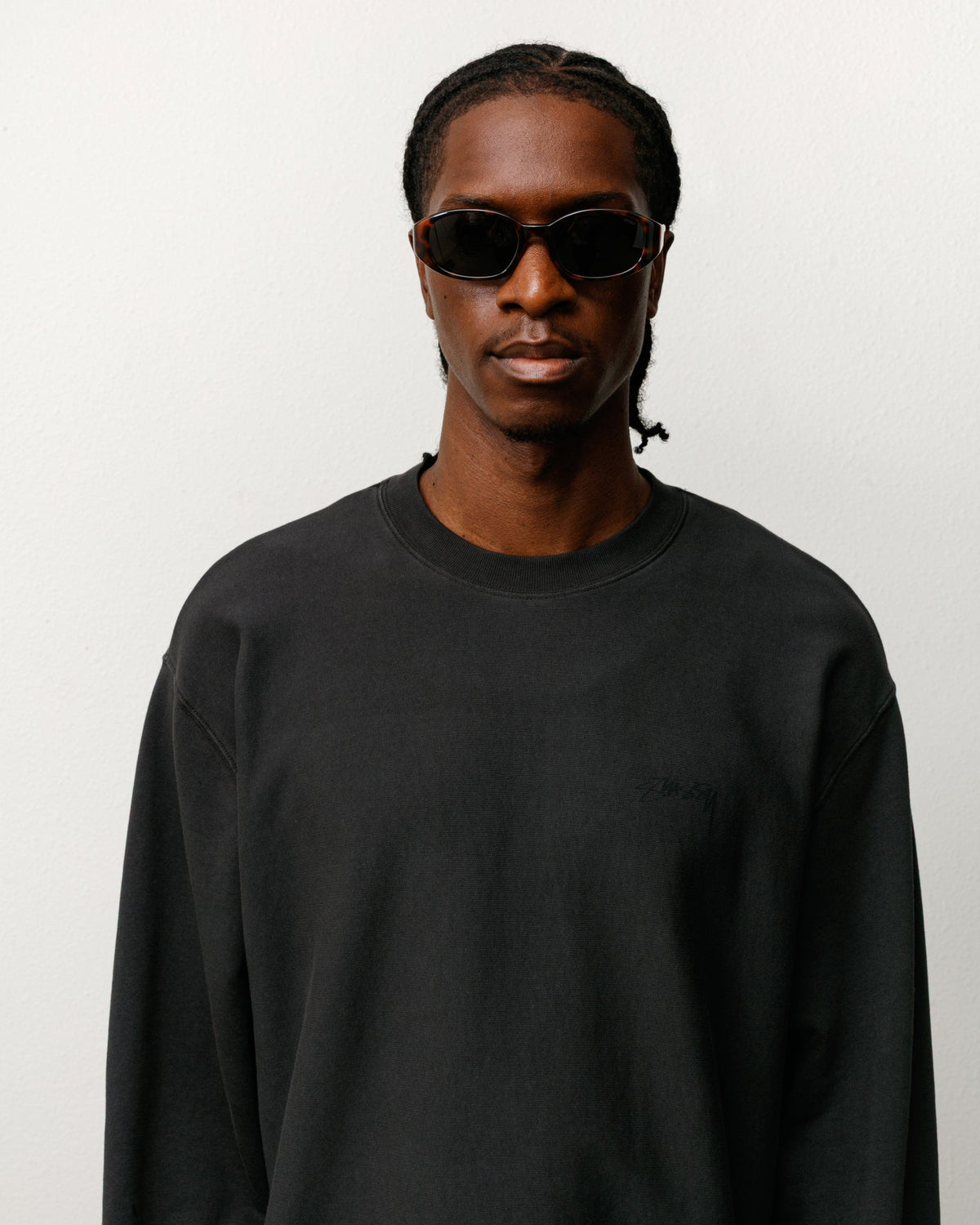 ROMAN SUNGLASSES - Brown Tortoise/Black Lens
