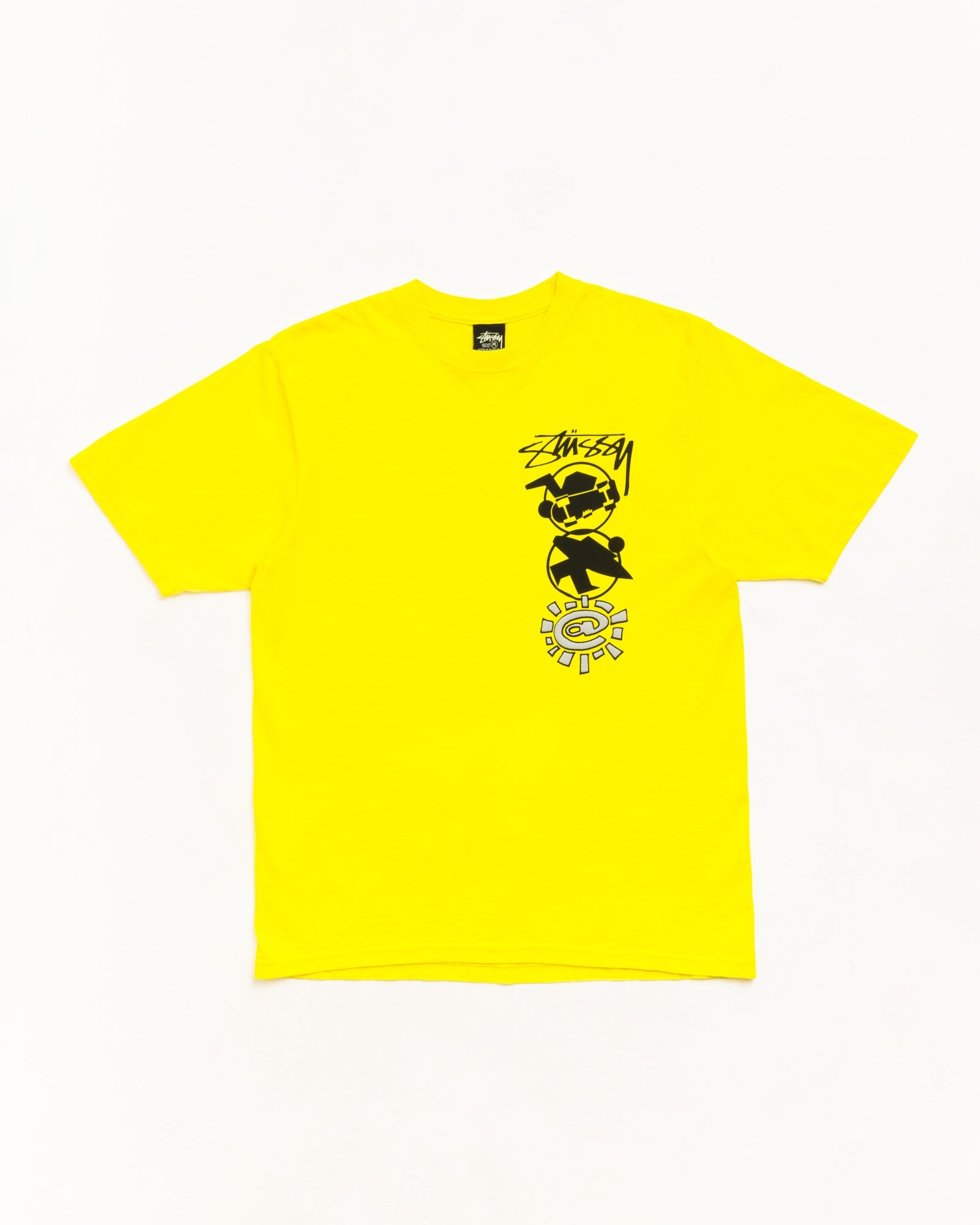 STÜSSY & ALWAYS STACK TEE - Yellow